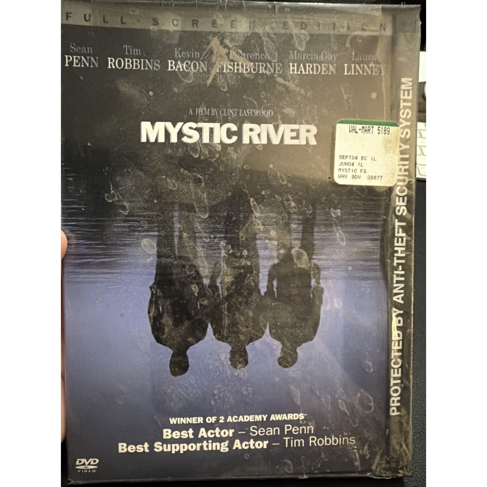 Mystic River (Full Screen) (DVD, 2003) New Sealed Penn Robbins Bacon Fishburne!